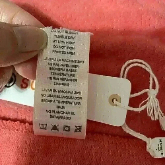 Sundry Sweatpants Women’s 1 (Small) Pink/Red Tie Dye Athleisure NWT - Picture 5 of 6